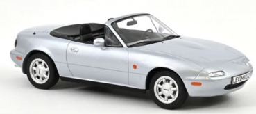 188023 Mazda MX-5 1989 Silver 1:18